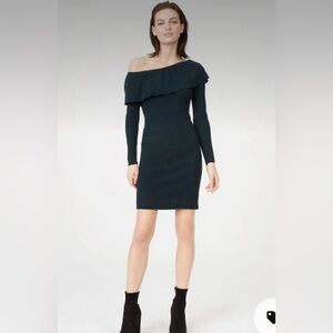 Dark green Club Monaco sweater dress
